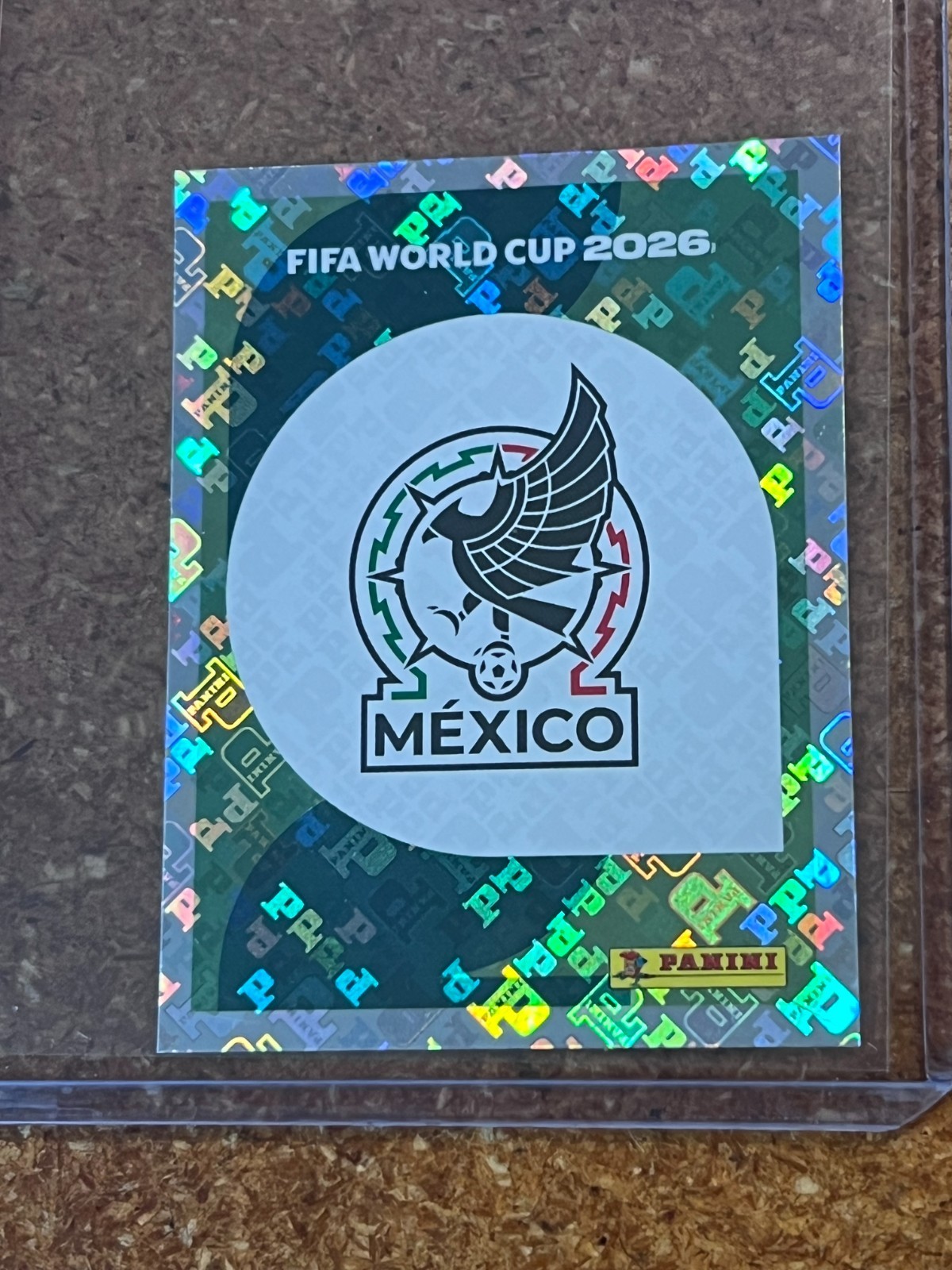 2026 Panini FIFA World Cup Soccer Sticker US Edition # MEX 1 Mexico Foil