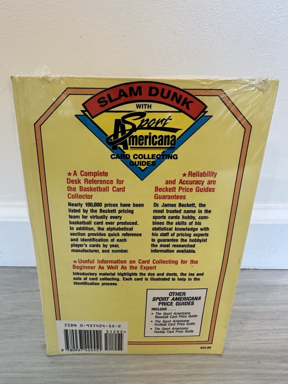 Sport Americana Basketball Card Price Guide Premiere Edition – FACTORY SEALED
