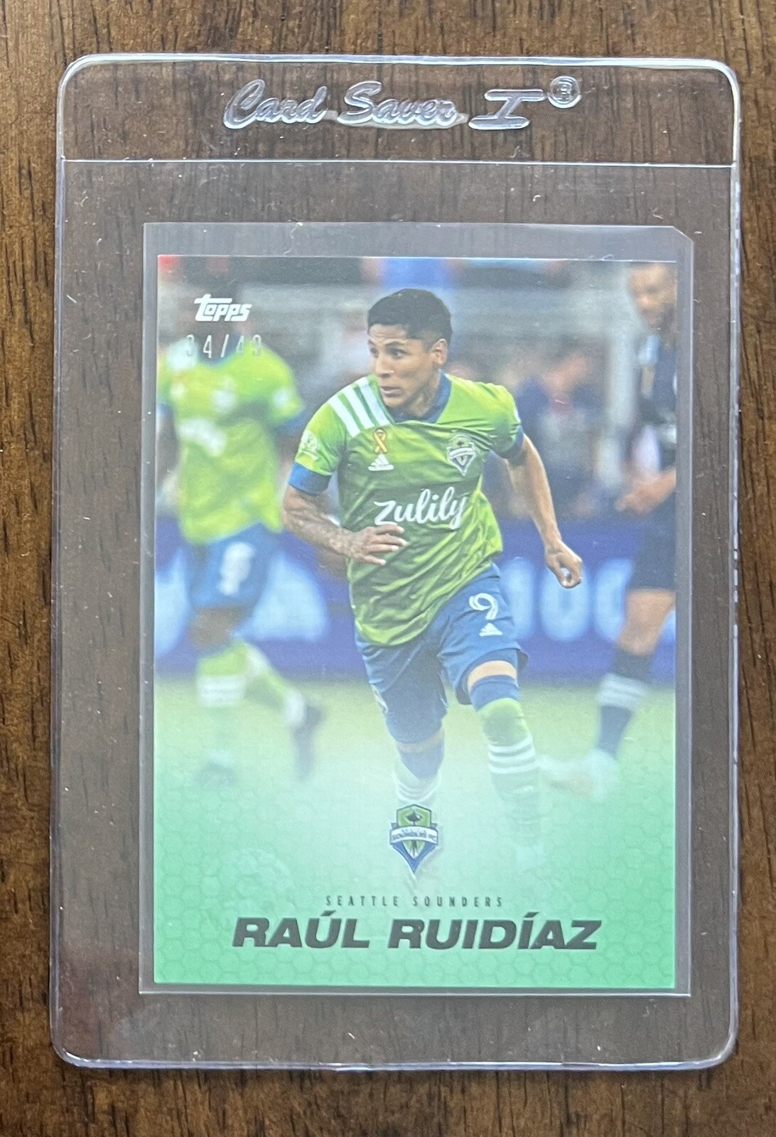 2021 Topps MLS Playoffs Raul Ruidiaz #17 Seattle Sounders 34/49