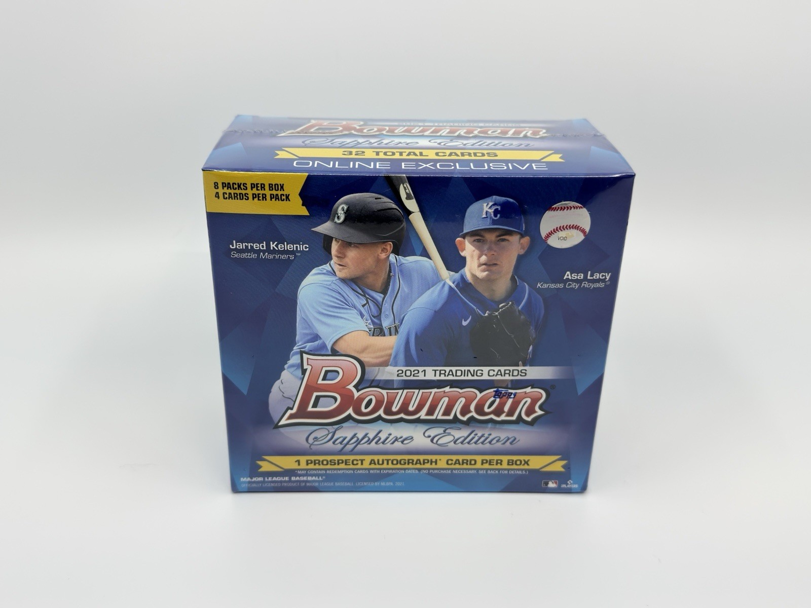 2021 Bowman Sapphire Edition MLB Baseball Hobby Box Brand New / Sealed FAST SHIP