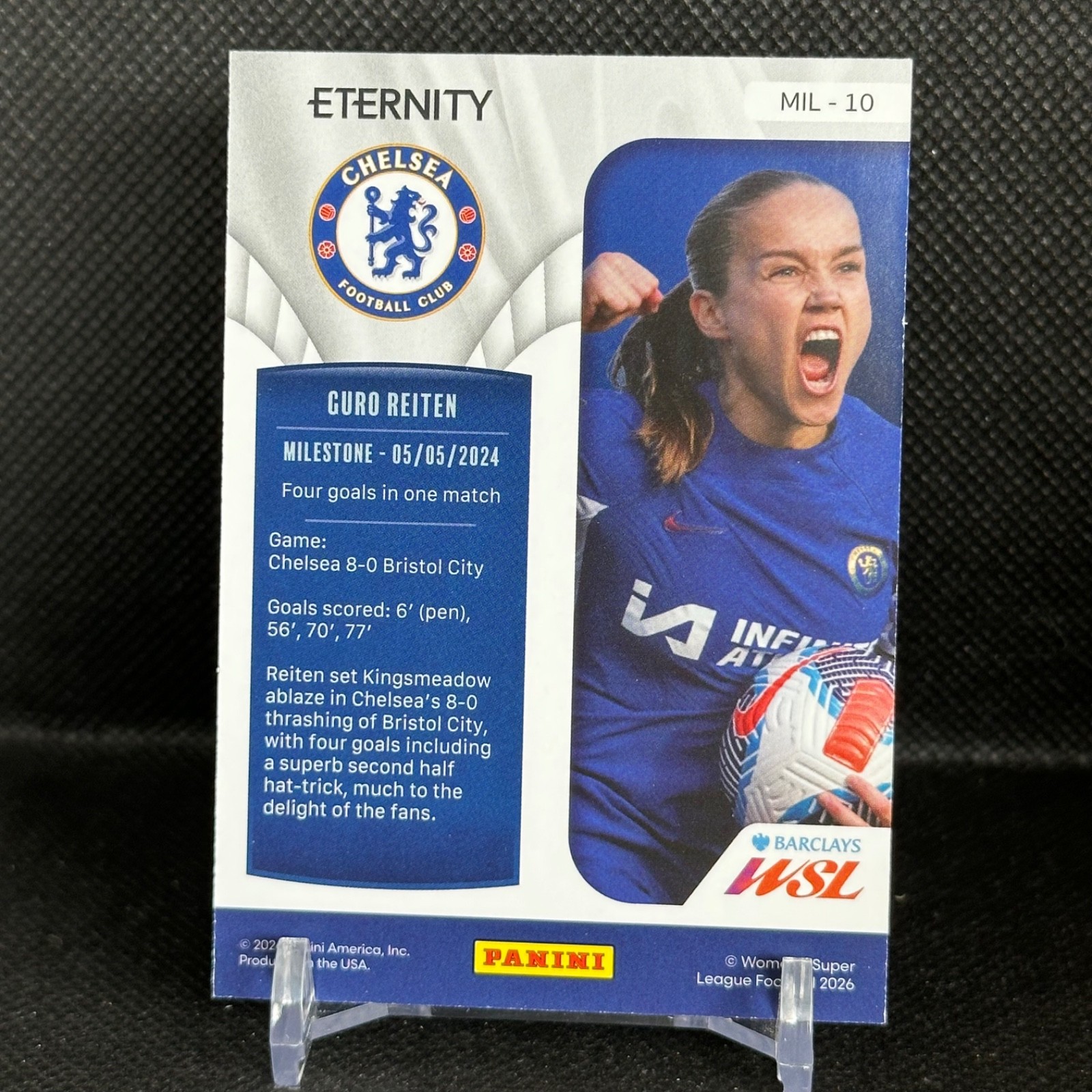 GURO REITEN Milestone MIL-10 • 2025/26 Panini WSL Eternity Chelsea (US Seller)