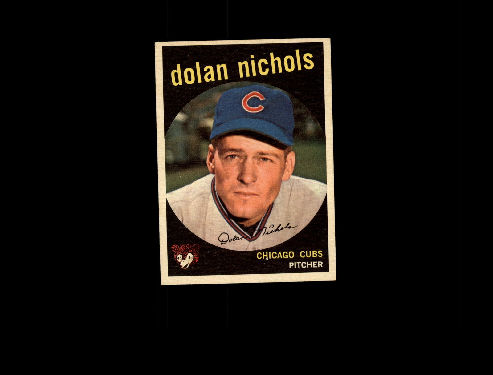 1959 Topps 362A Dolan Nichols RC with Option Line VG-EX #D1,133773