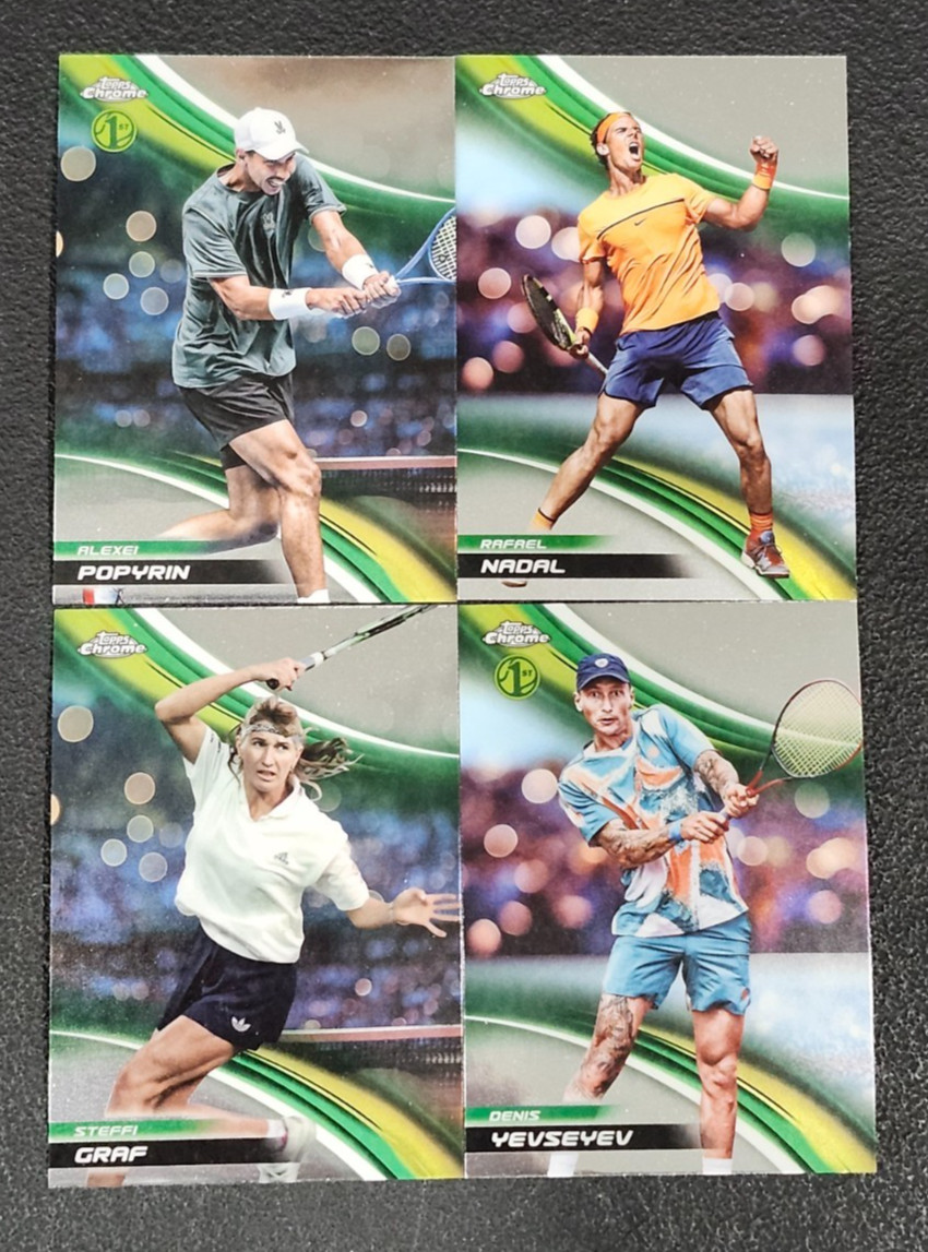2025 Topps Chrome Tennis BASE 201-300 You Pick – 2 Card Minimum