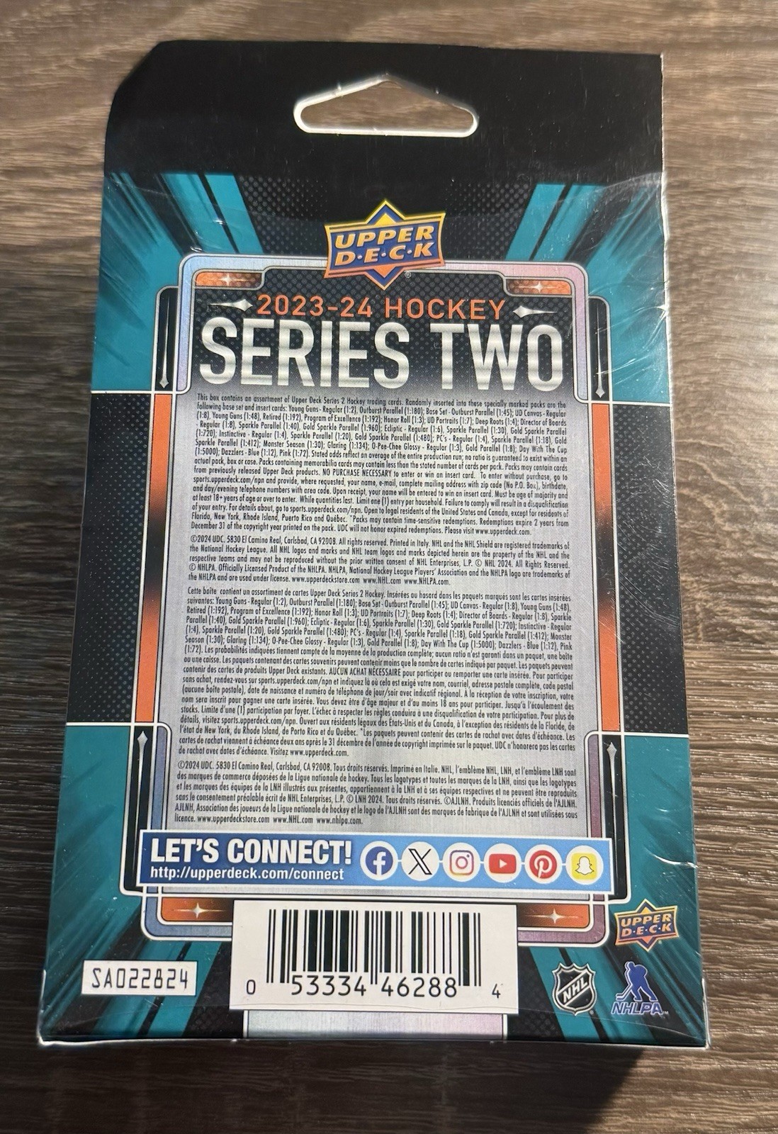 2023-24 Upper Deck Series 2 Hockey 24 Card Hanger Box – Brand New, Bedard RC?