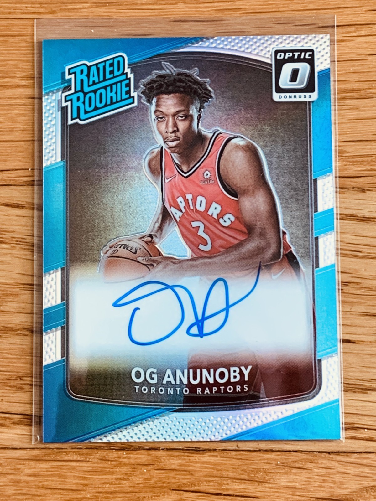 OG Anunoby – 2017-18 Panini Donruss Optic – Rated Rookie #178 Holo Autograph RC