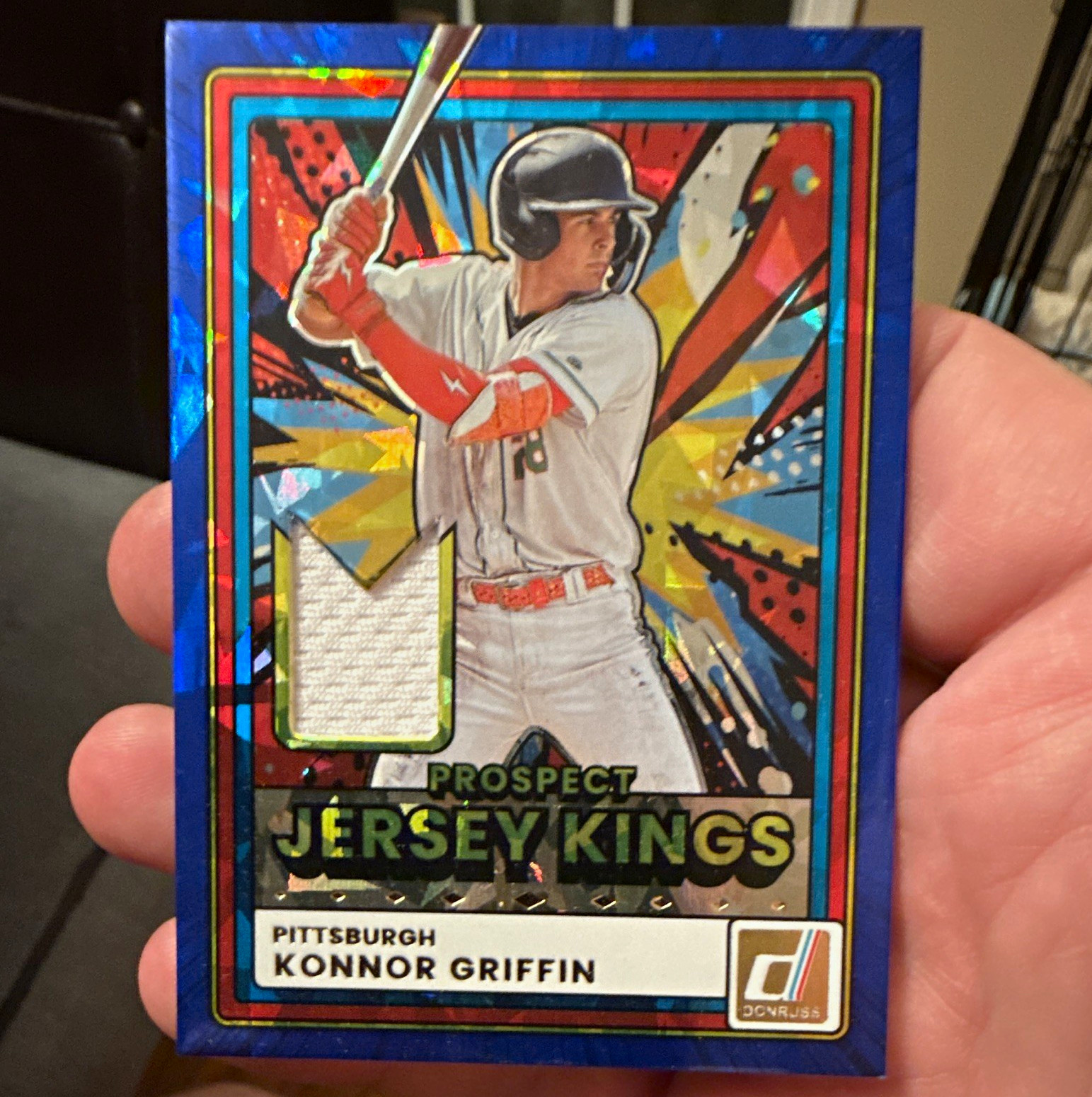 Panini 2025 Donruss Konnor Griffin Prospect Jersey Kings #PJK-KG Pirates Mem