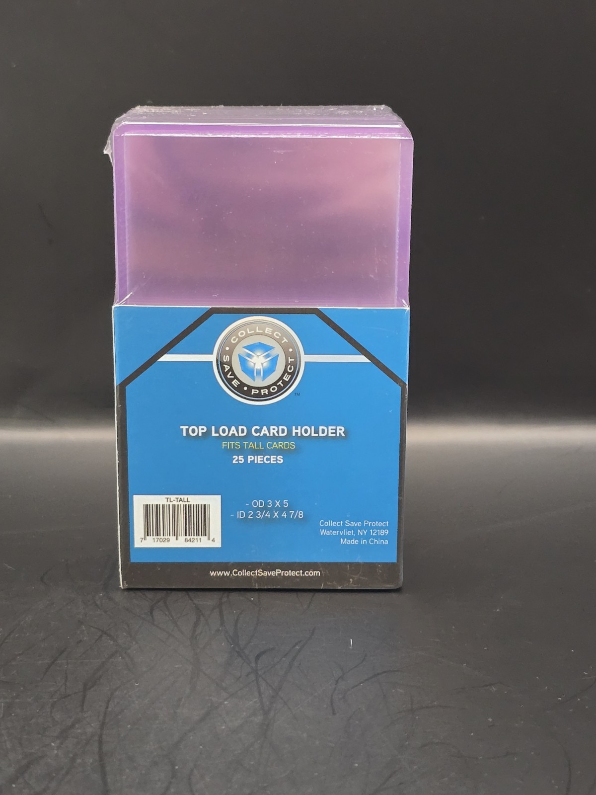 25x CSP Tall Card Toploaders plus 100x BCW Sleeves Tall Boy Top Loaders