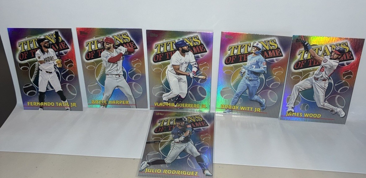2026 Topps Series 1 STARS OF MLB TITANS OF THE GAME Insert YOU PICK Singles Set
