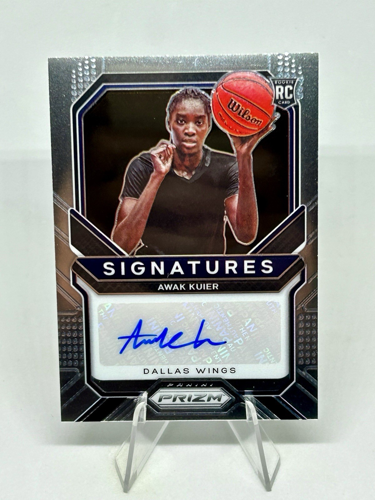 2021 Panini WNBA Prizm Awak Kuier Signatures RC Auto! Dallas Wings!