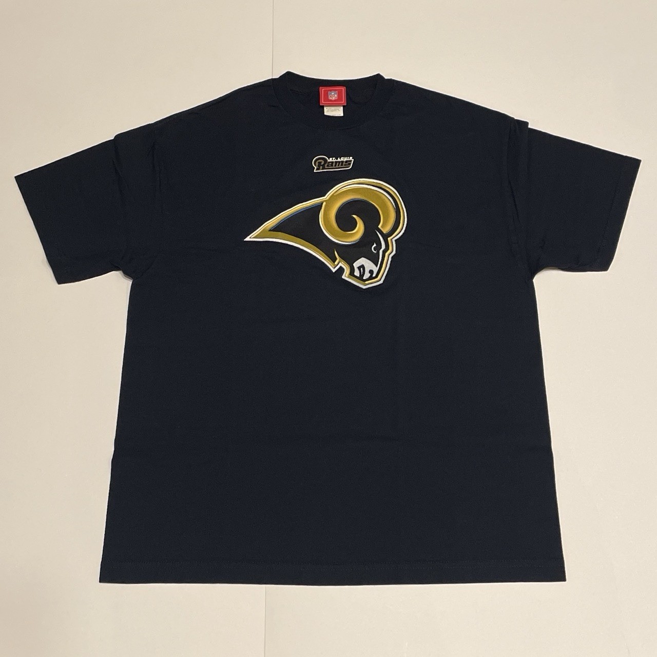 ST. LOUIS RAMS LOGO GRAPHIC NFL T SHIRT (XL)