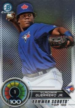2018 Bowman #BTP-1 Vladimir Guerrero Jr. Bowman Chrome Scouts’ Top 100