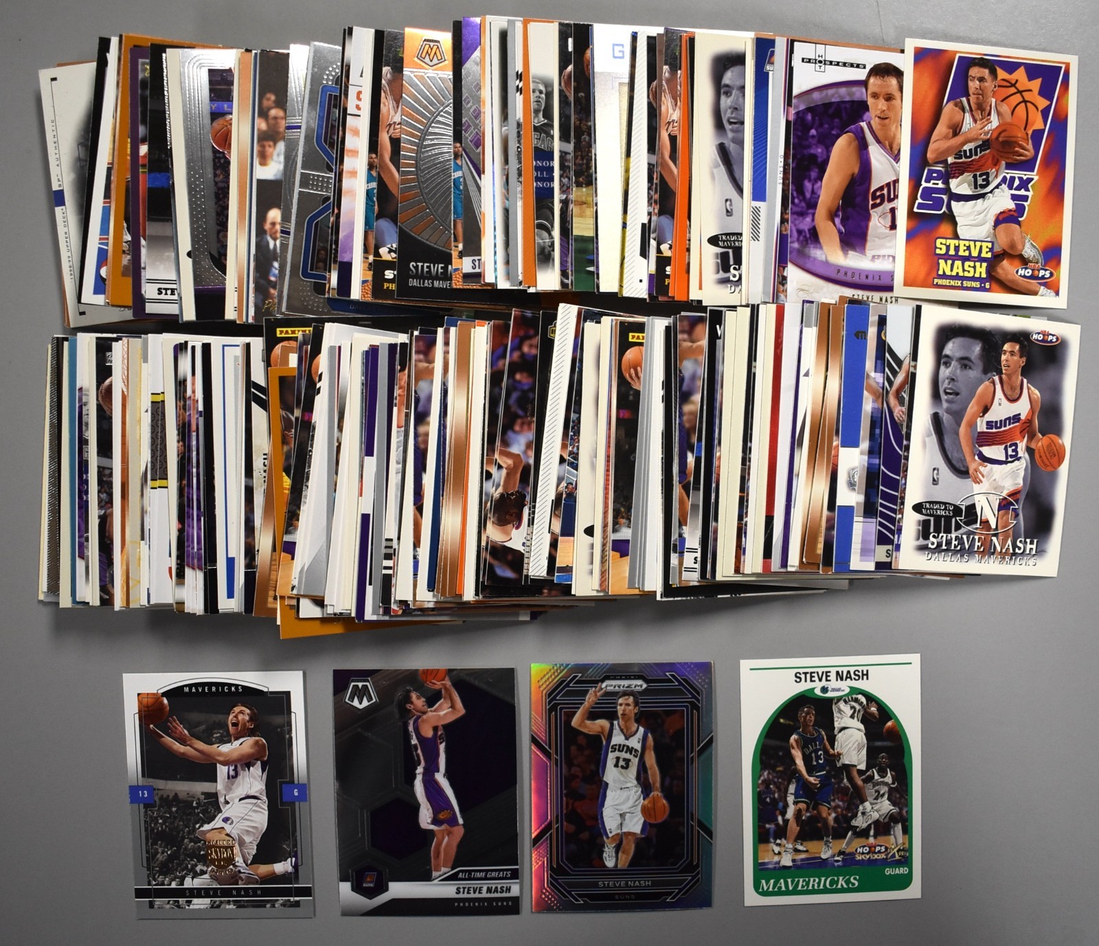 Lot Of (265) Steve Nash Premium Base Cards Suns Mavericks