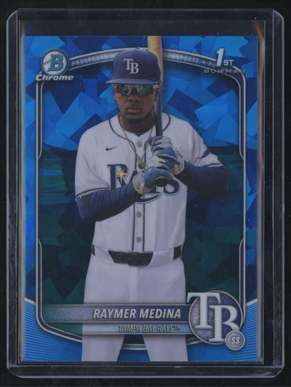 2025 Bowman Chrome Sapphire Raymer Medina Tampa Bay Rays #BCP-175