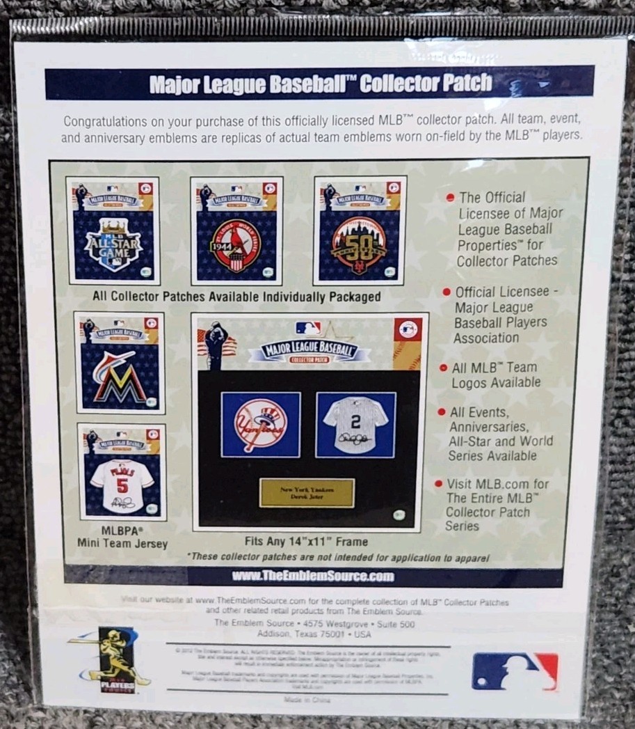 New York Mets 50th Anniversary Major League Baseball Collector Patch