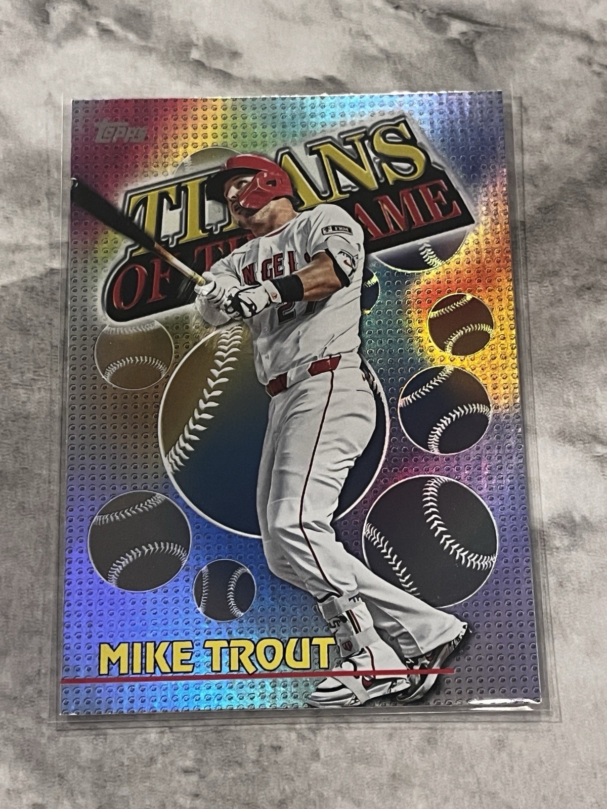2026 Topps #TOG-2 Mike Trout Titans of the Game Angels GS
