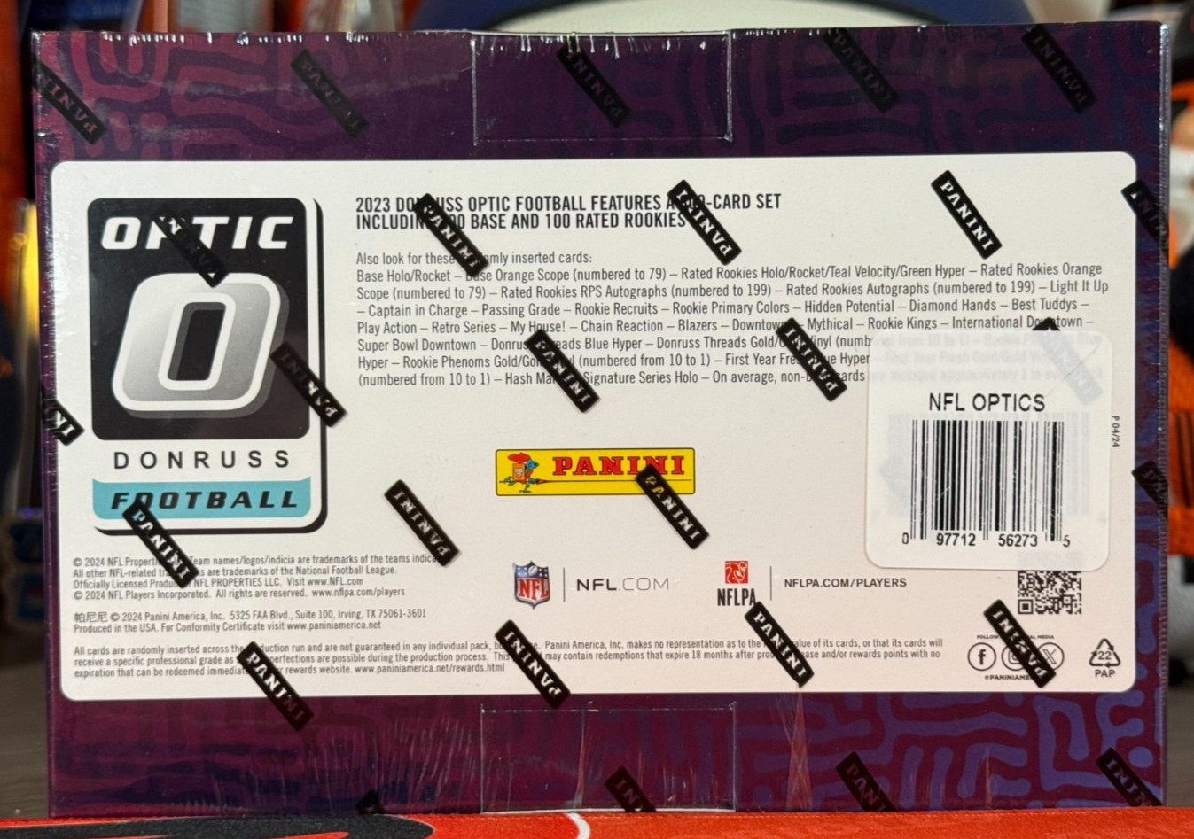 2023 Panini Donruss Optic Football Sealed Mega Box Rookie GREEN Hyper Parallels