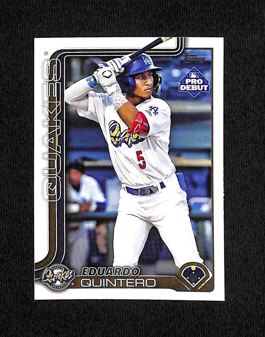 2025 Topps Pro Debut – Eduardo Quintero #PD-197