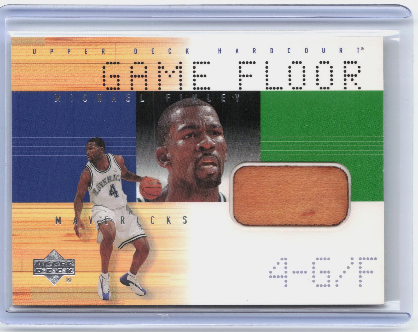 2000-01 Upper Deck #MF-F Michael Finley Game Floor Relic