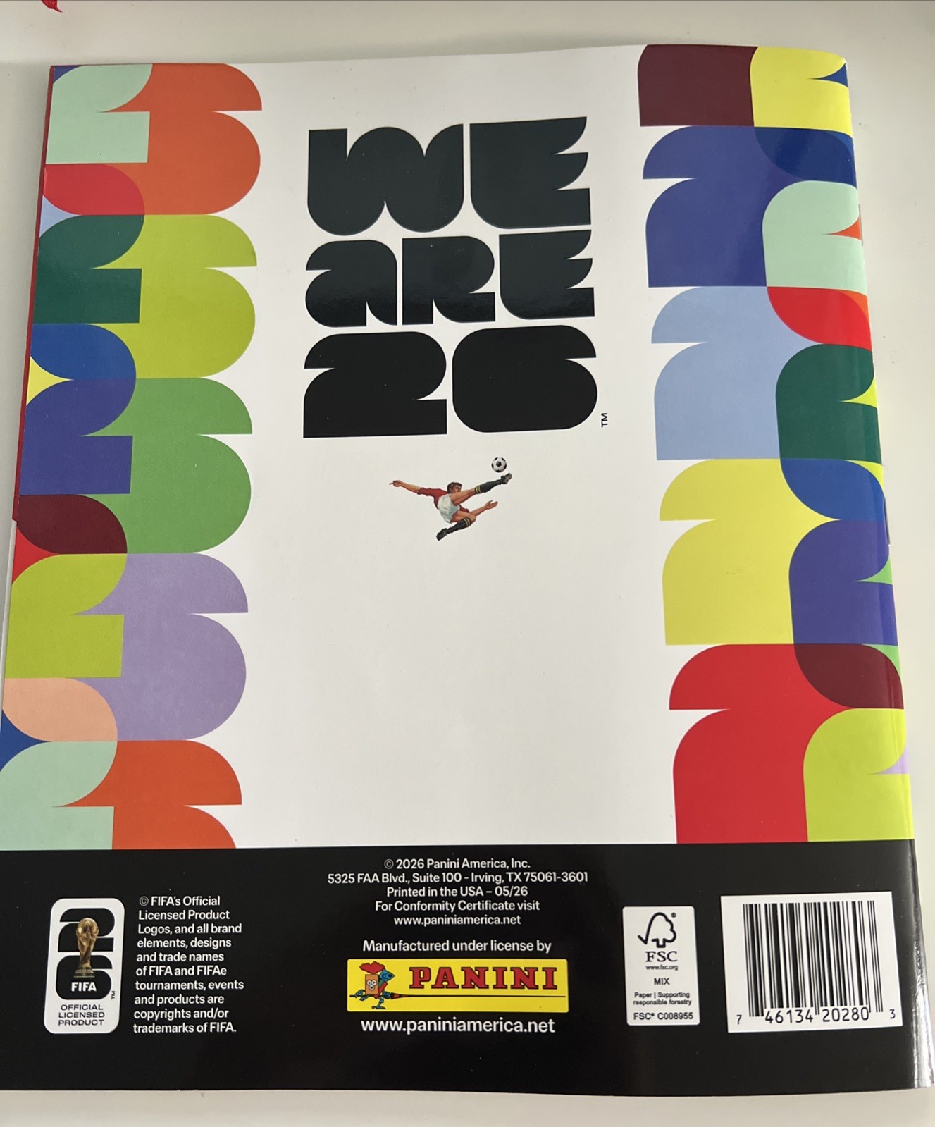 2026 FIFA World Cup Panini Official Sticker Soft Cover Album New USA Edition