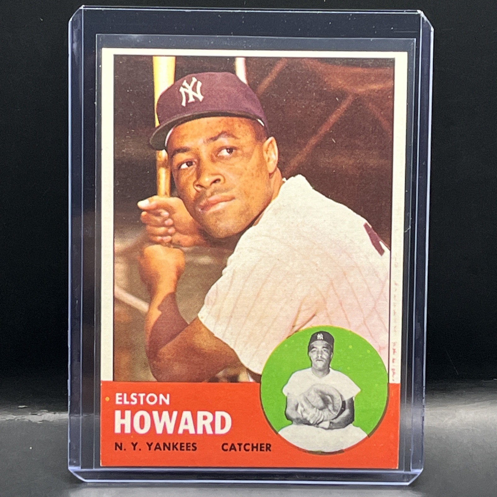 1963 Topps # 60 Elston Howard Yankees EX-NM