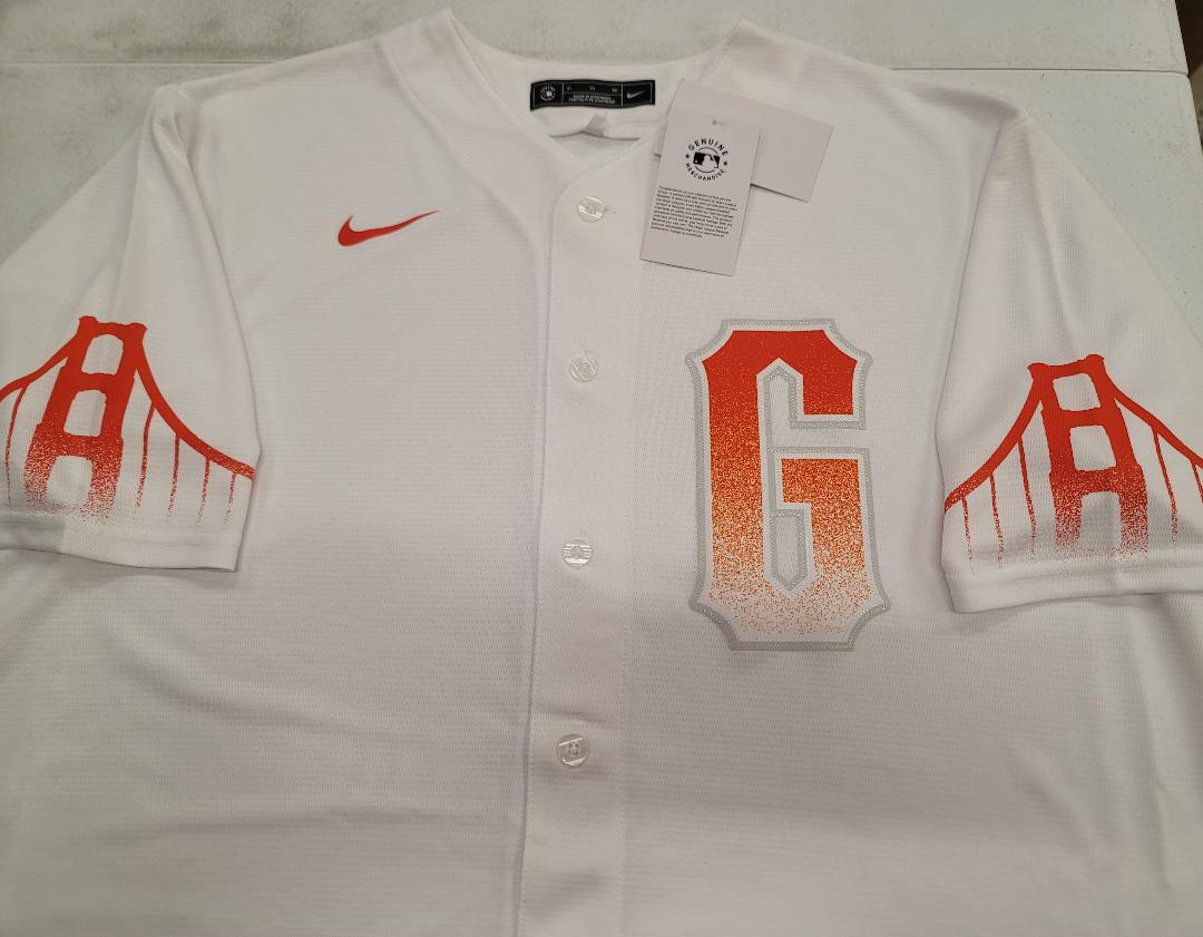 30905 Nike SAN FRANCISCO GIANTS City Connect 100% REAL Baseball JERSEY NWT $140