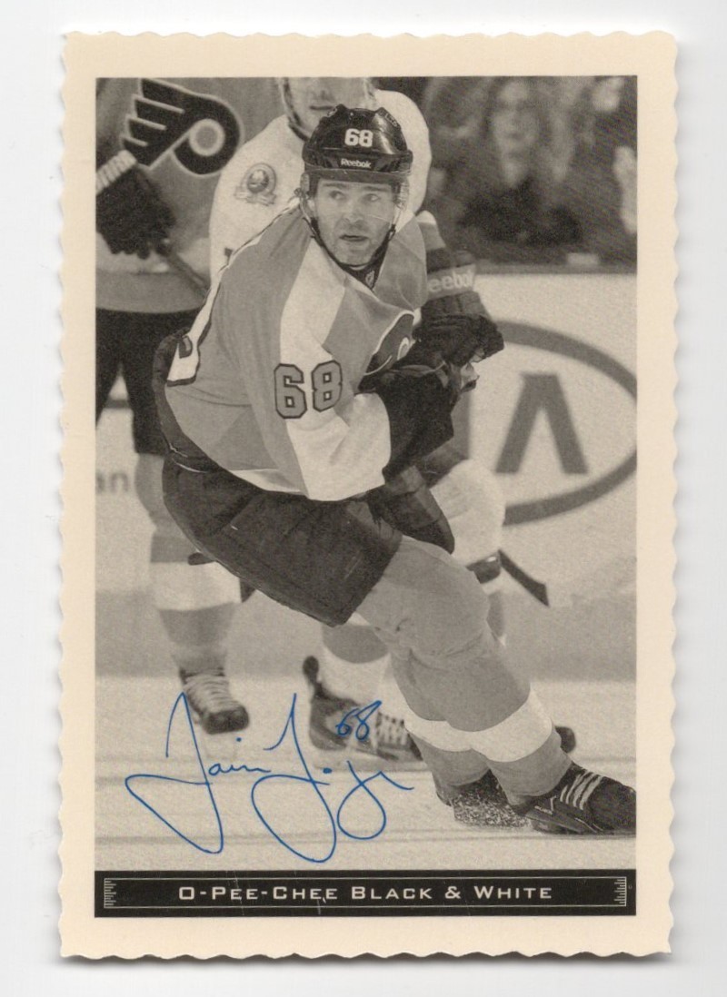 2012-13 O-Pee-Chee Black and White Rare Easter Egg Jaromir Jagr #15
