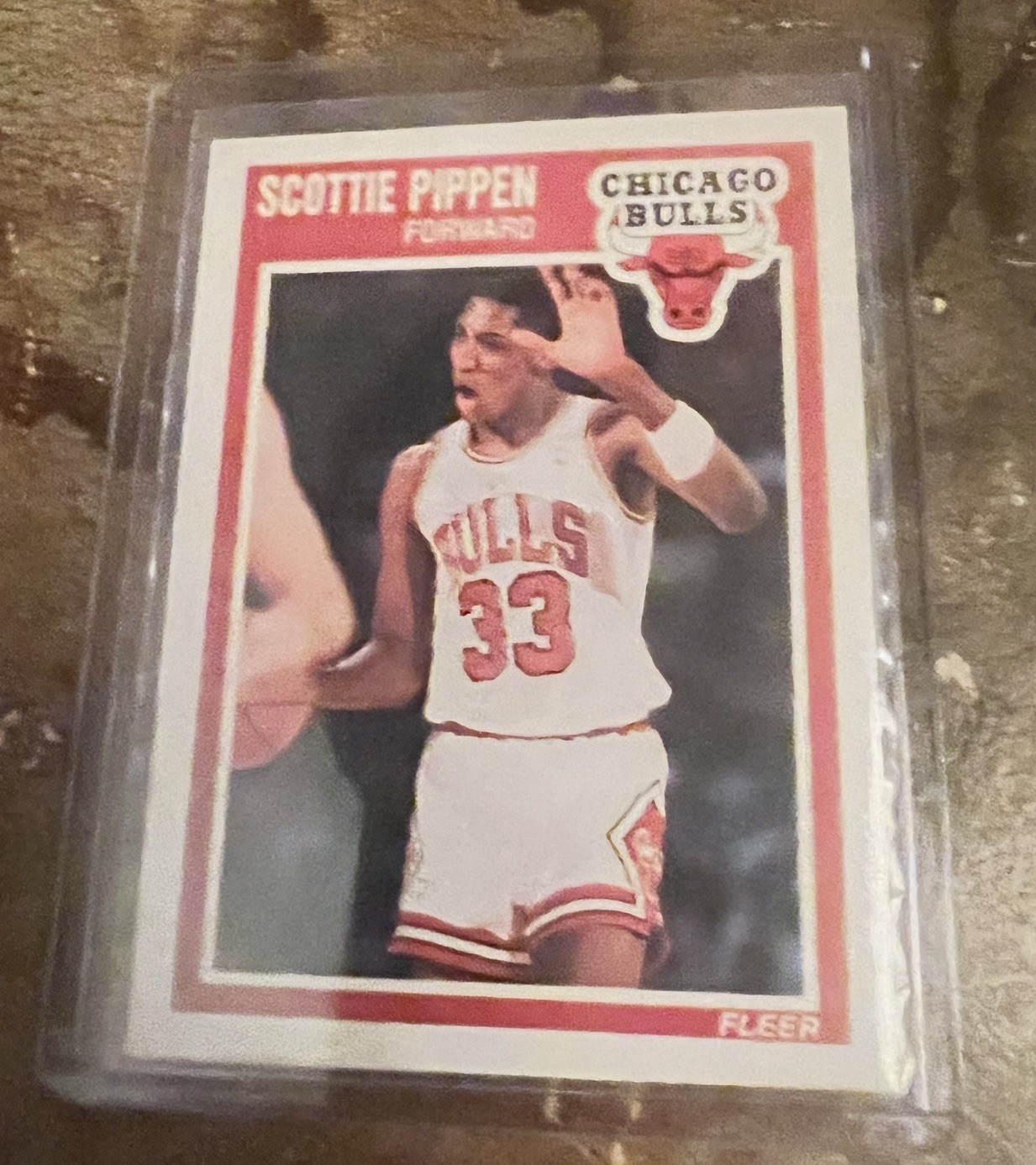 1989-90 Fleer Scottie Pippen #23 Chicago Bulls hall of fame MINT CONDITION