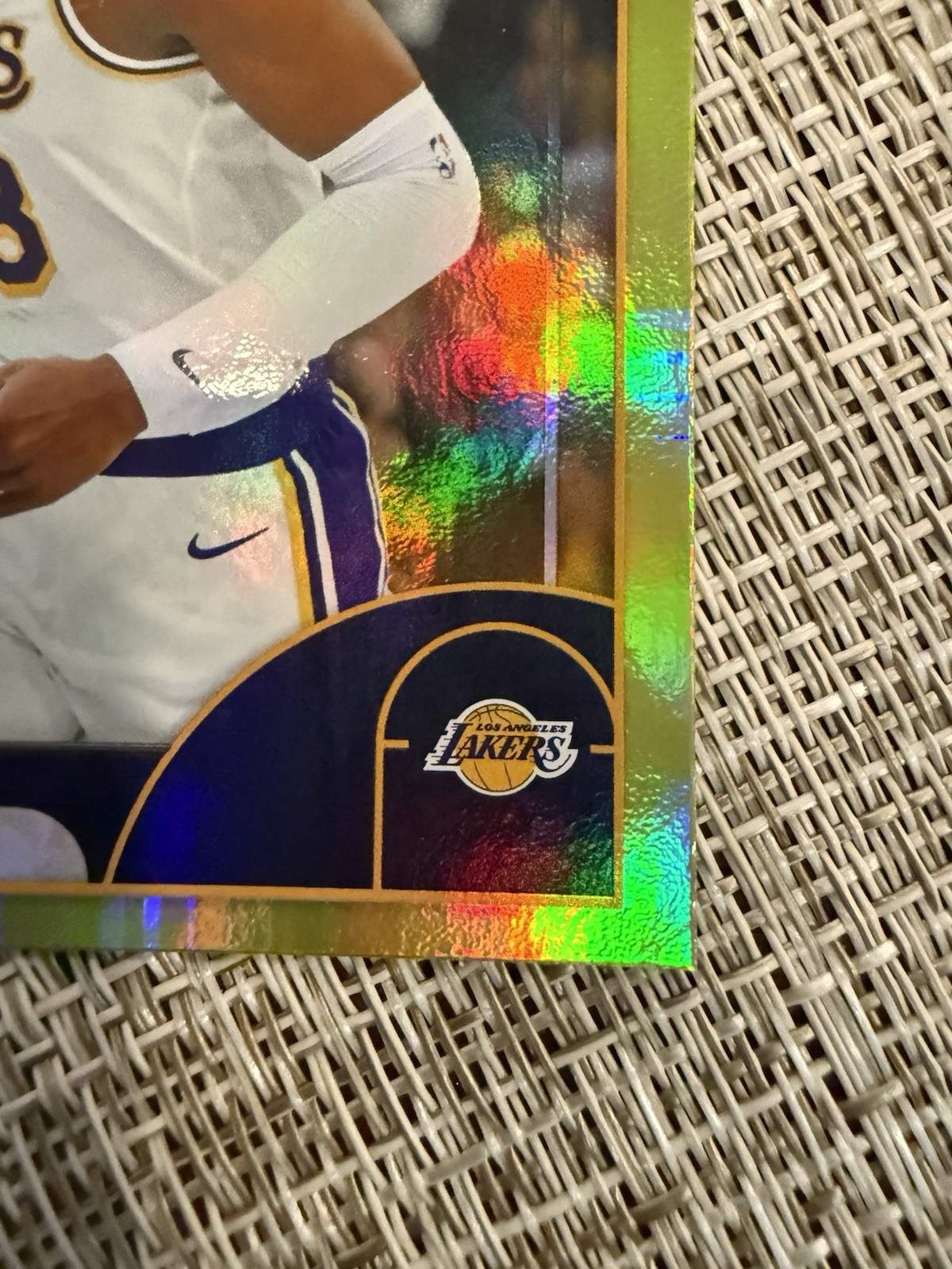 2025-26 Topps NBA Hoops Rui Hachimura Rainbow Yellow 177/275 #1 LA Lakers