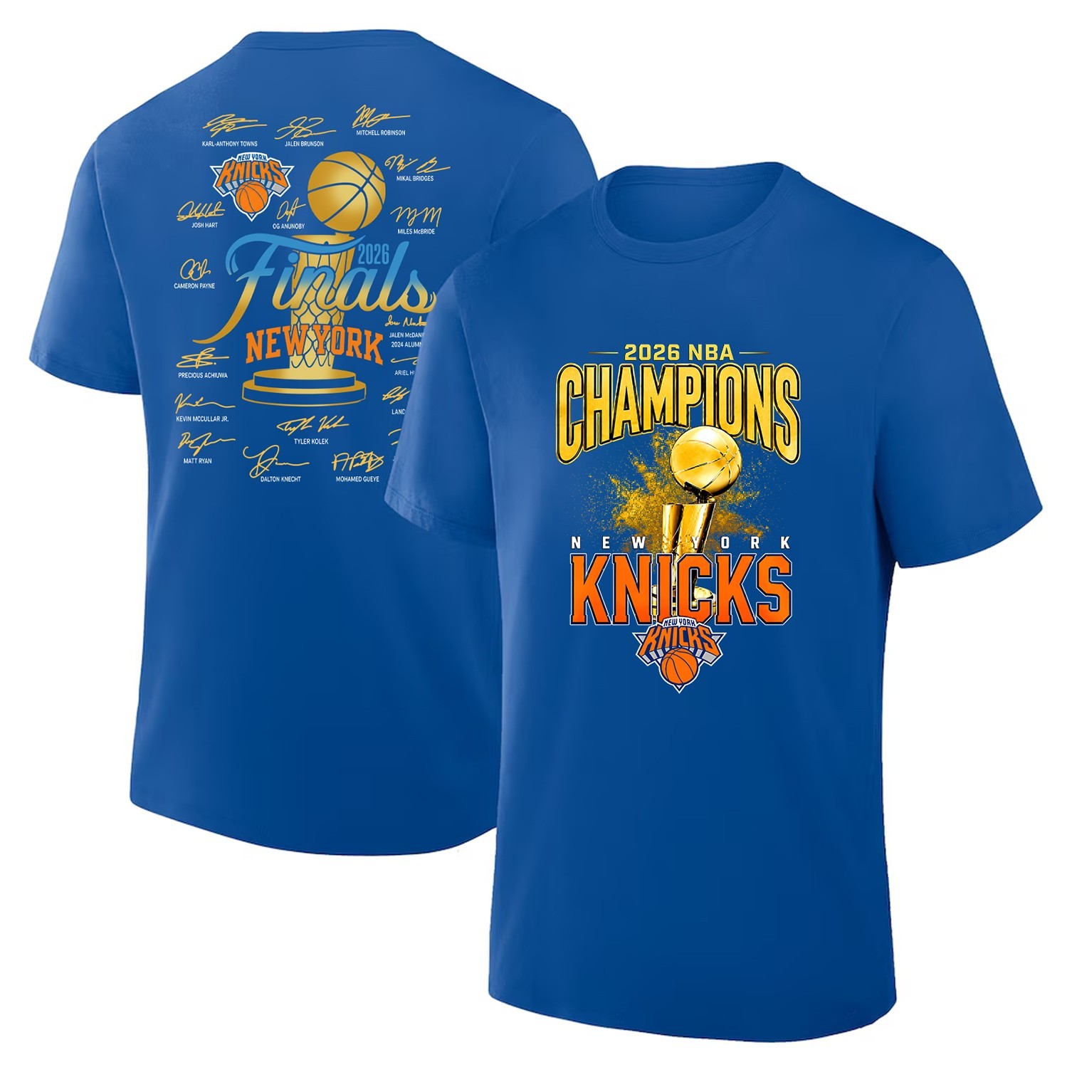New York Knicks 2026 NBA Finals Champions TShirt!!