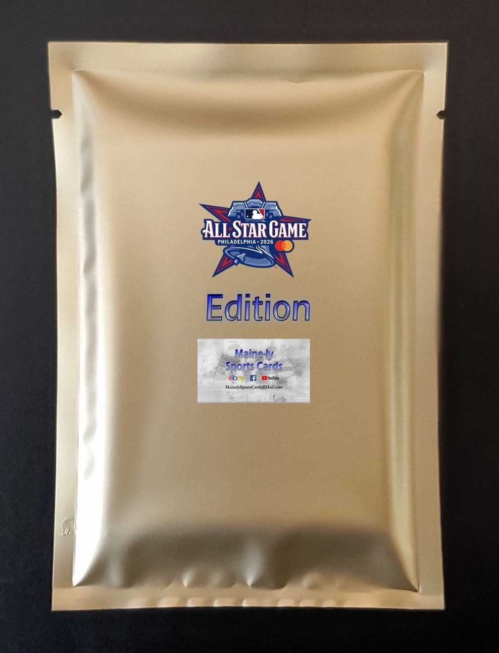 2026 MLB ALL STAR GAME GOLD PACK only All Stars!! Hand collated & Sleeved L👀K!