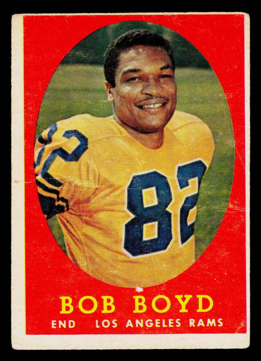 1958 Topps Football Card #21 Bob Boyd