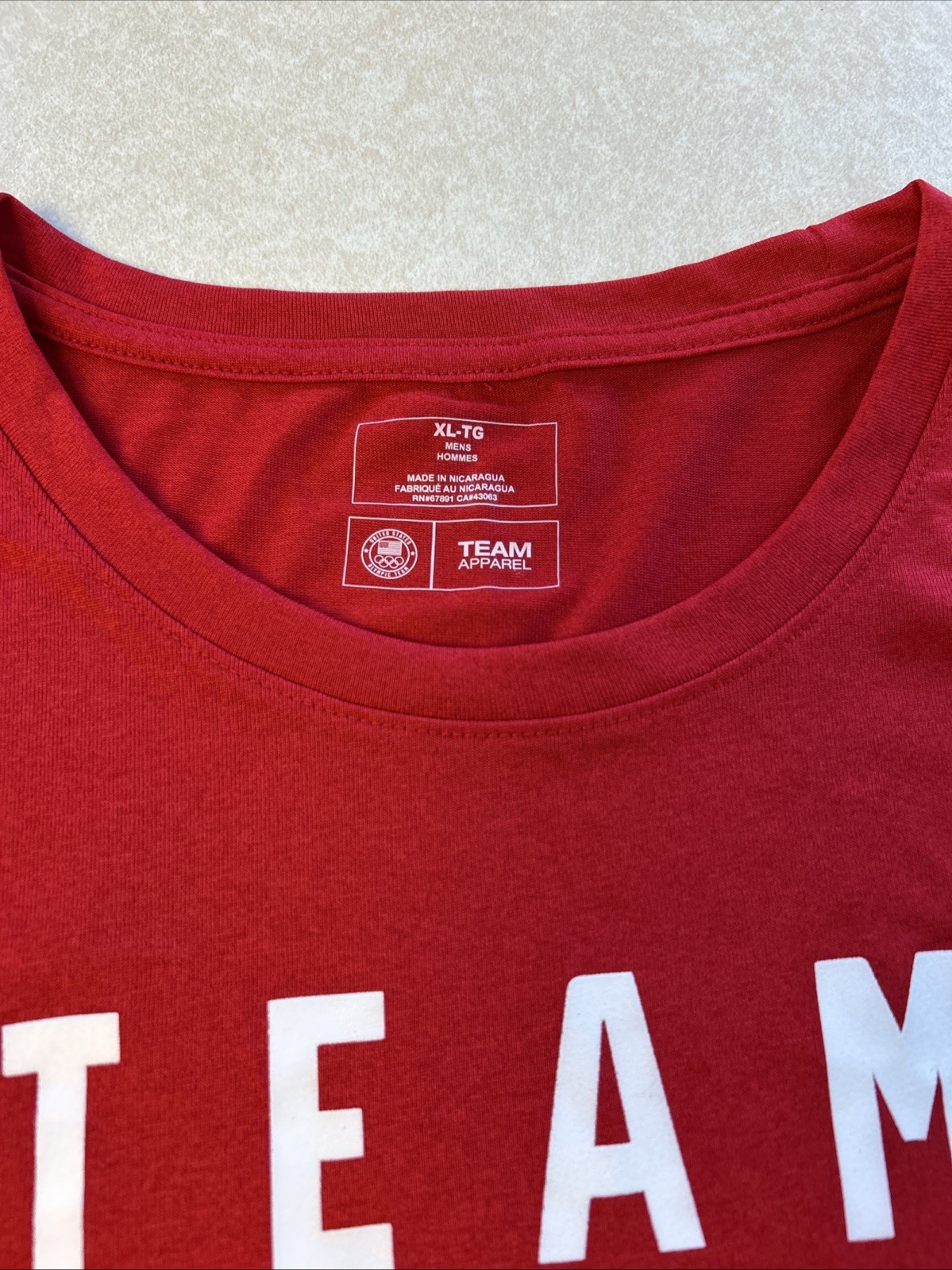 Soccer Jersey Mens Xl Red USA National Team 2017 New With Tags