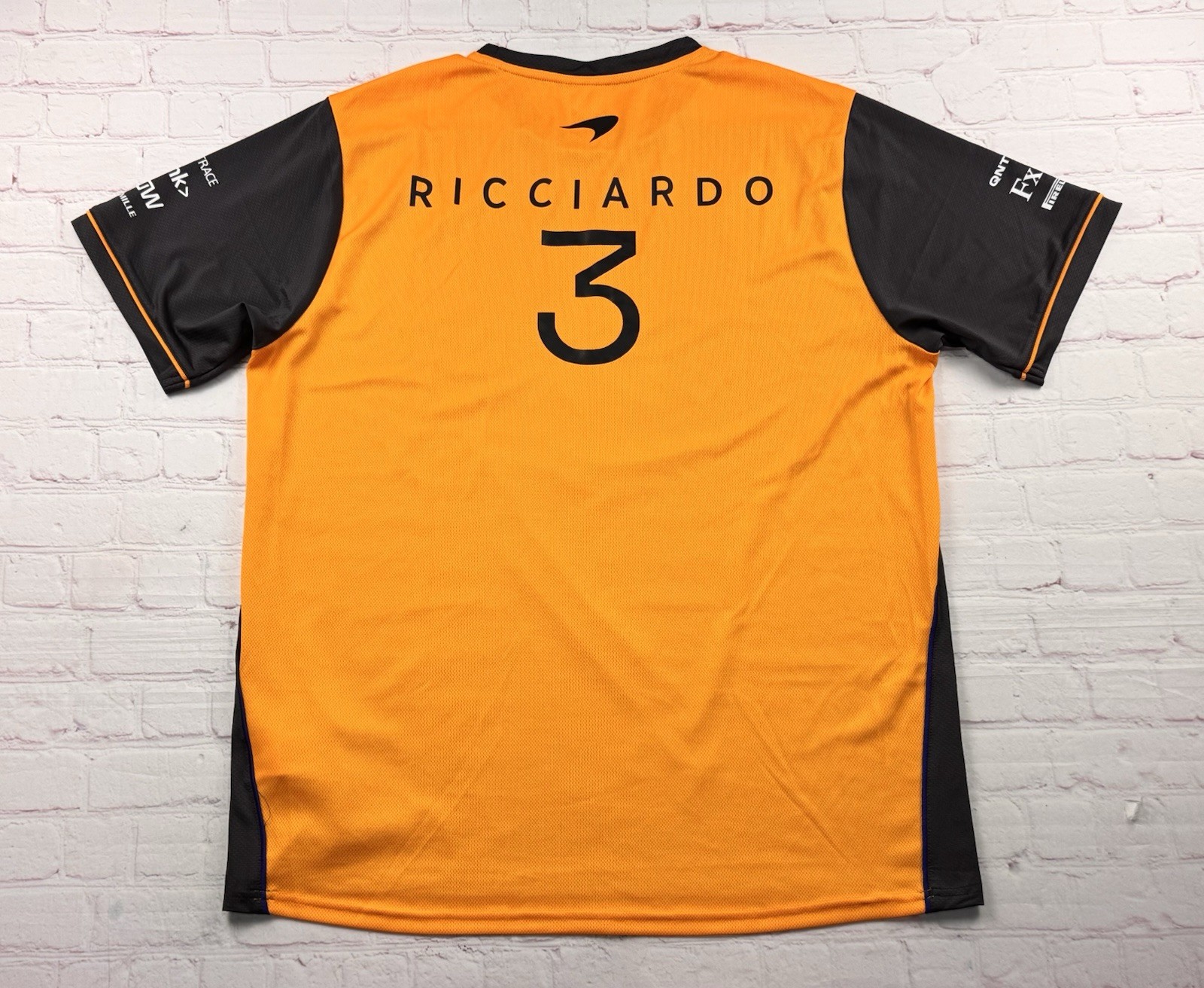 McLaren F1 Team #3 Ricciardo Castore Polo Shirt Mens Sz XL Formula 1