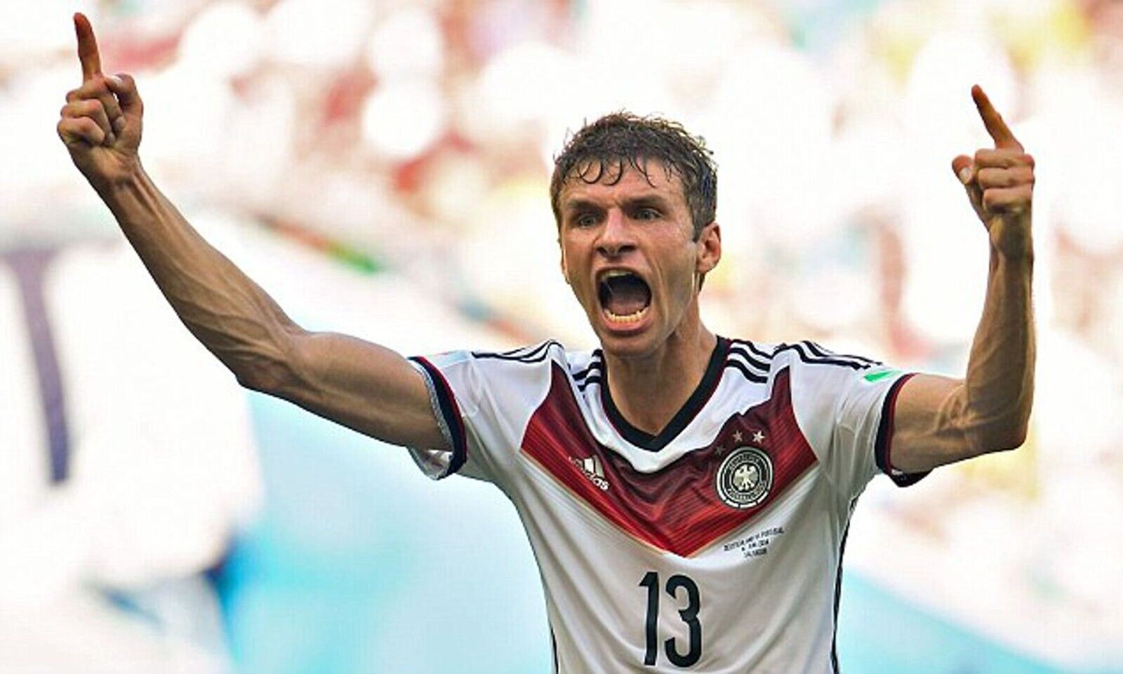 WINNER MEN’S GERMANY 2014/2015 THOMAS MULLER SOCCER FOOTBALL SHIRT JERSEY SIZE M