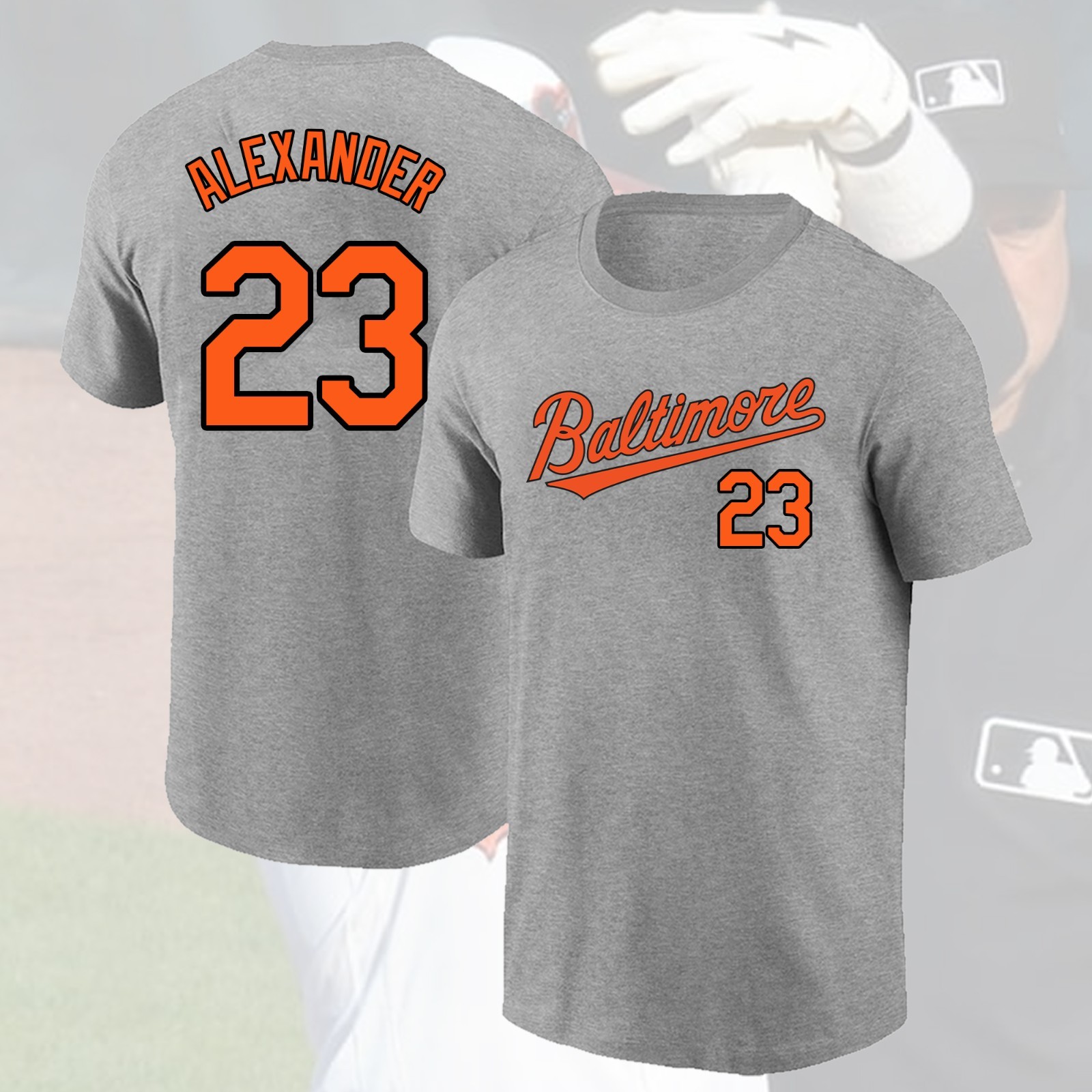 NEW – Blaze Alexander #23 Baltimore Orioles 2026 Player Name & Number Apparel