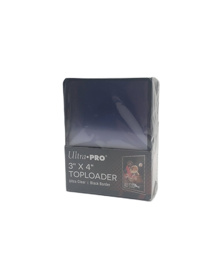 (25) Ultra Pro Black Border Topload Card Holder Toploaders ACEO Art Cards