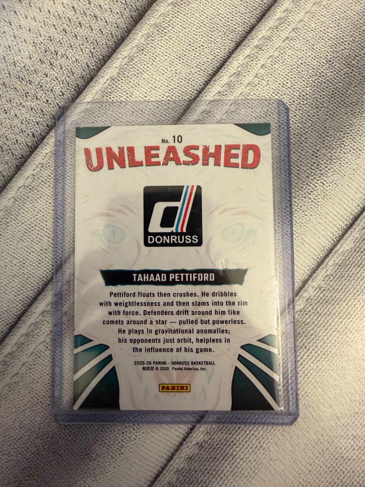 2025 Panini Donruss Tahaad Pettiford Unleashed Red /10 Auburn SSP Rare