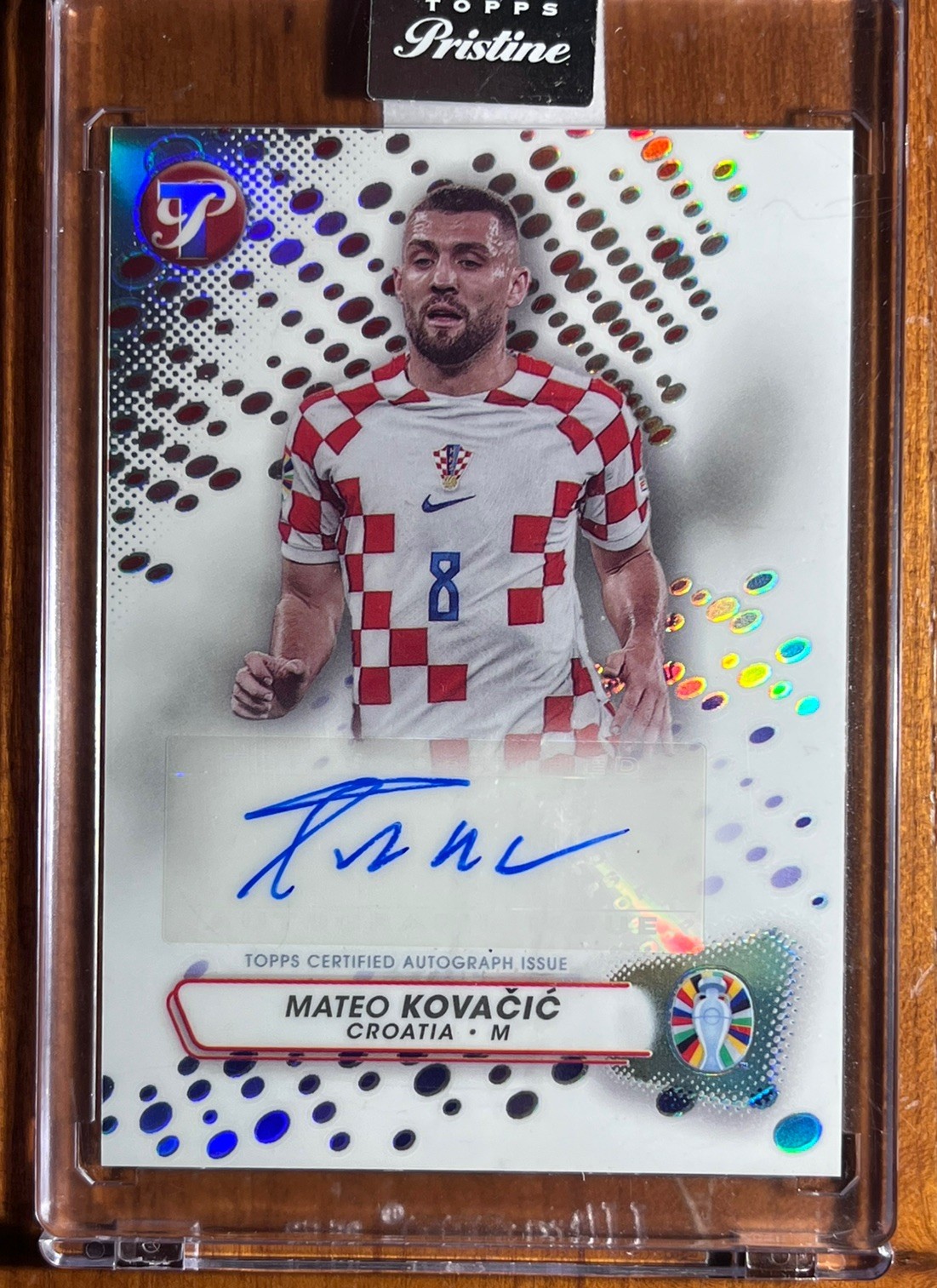 2024 Topps Pristine Euro’24 *Mateo Kovacic Autograph* (ENCASED!) Croatia Legend