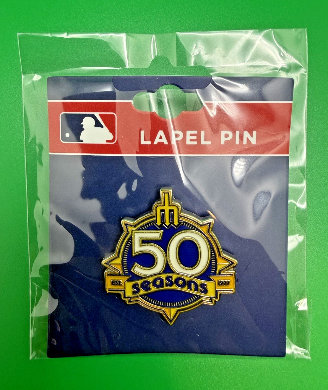 Seattle Mariners – 50 Seasons Pin 2026 – City Connect Colors – NEW