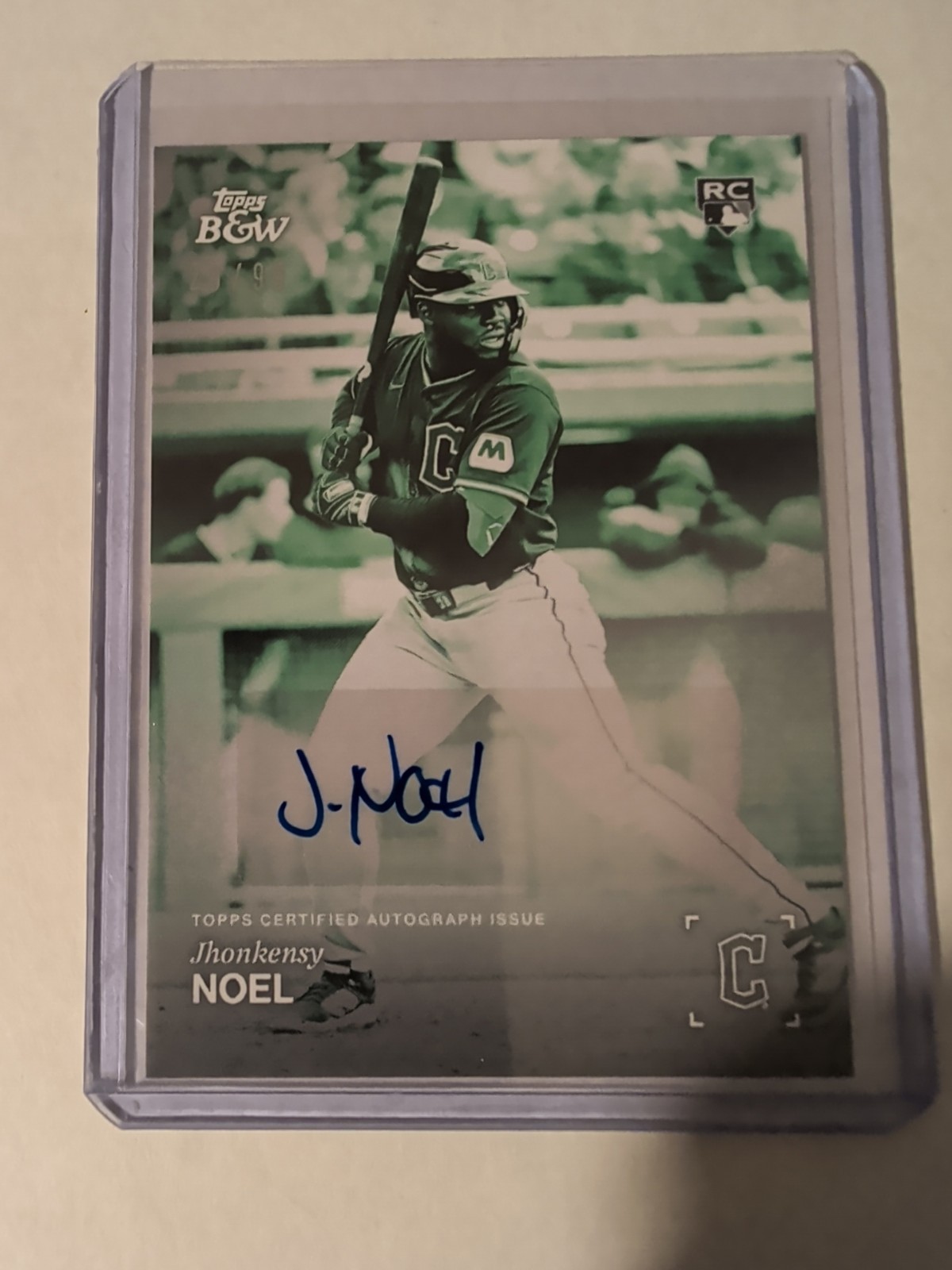 Jhonkensey Noel -2025 Topps Black & White AUTO YELLOW 54/75 & GREEN 65/99, 29/99