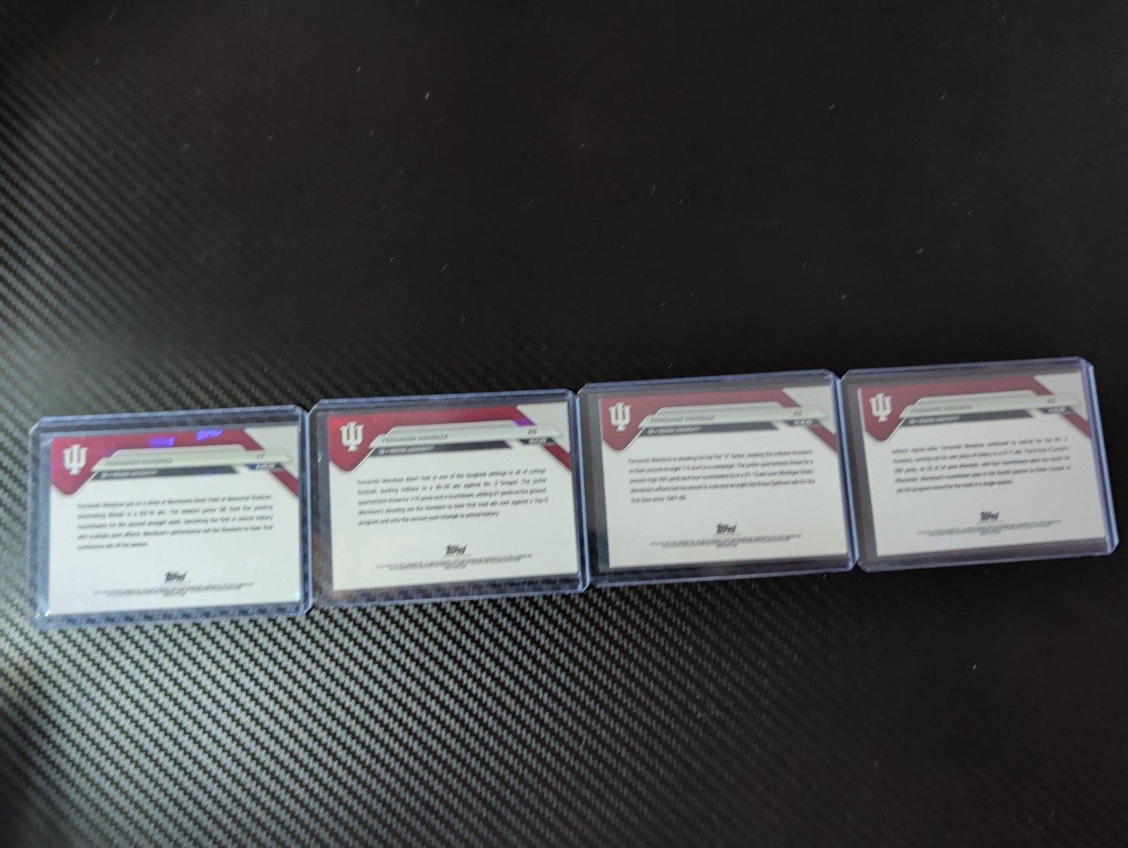 Fernando Mendoza 16 Card Lot 1st Bowman Chrome + Bowman U NOW Run Raiders