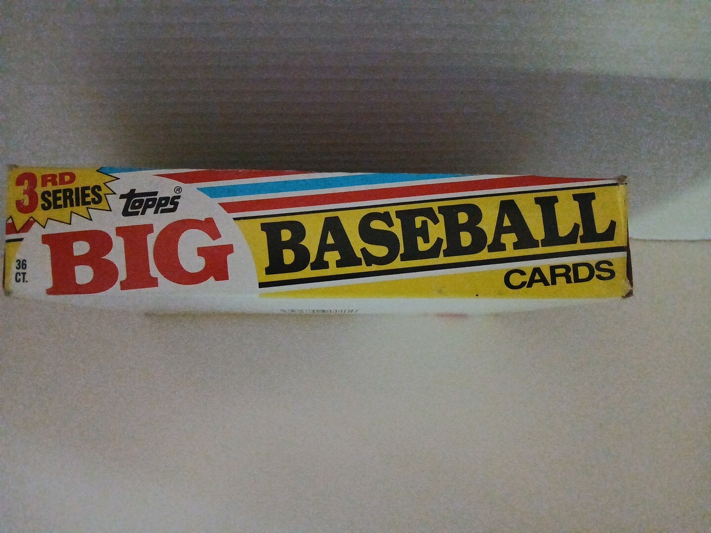 1988 Topps Big Baseball 3rd Series Wax Box – 36 Packs
