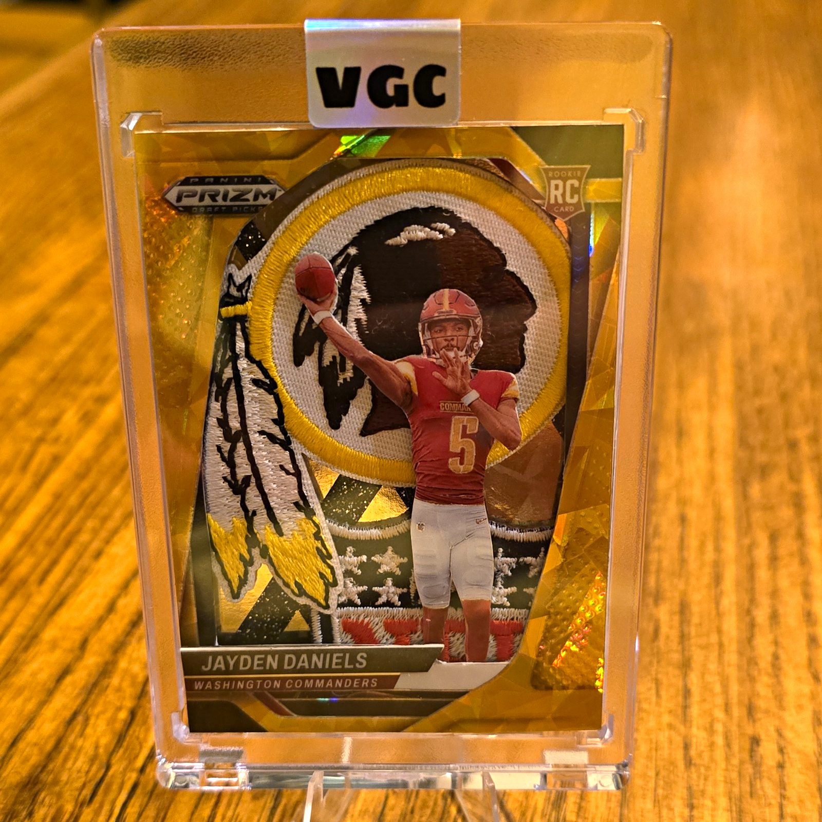 Custom Handmade Football Jayden Daniels Washington Rookie 1/1 VGC Card