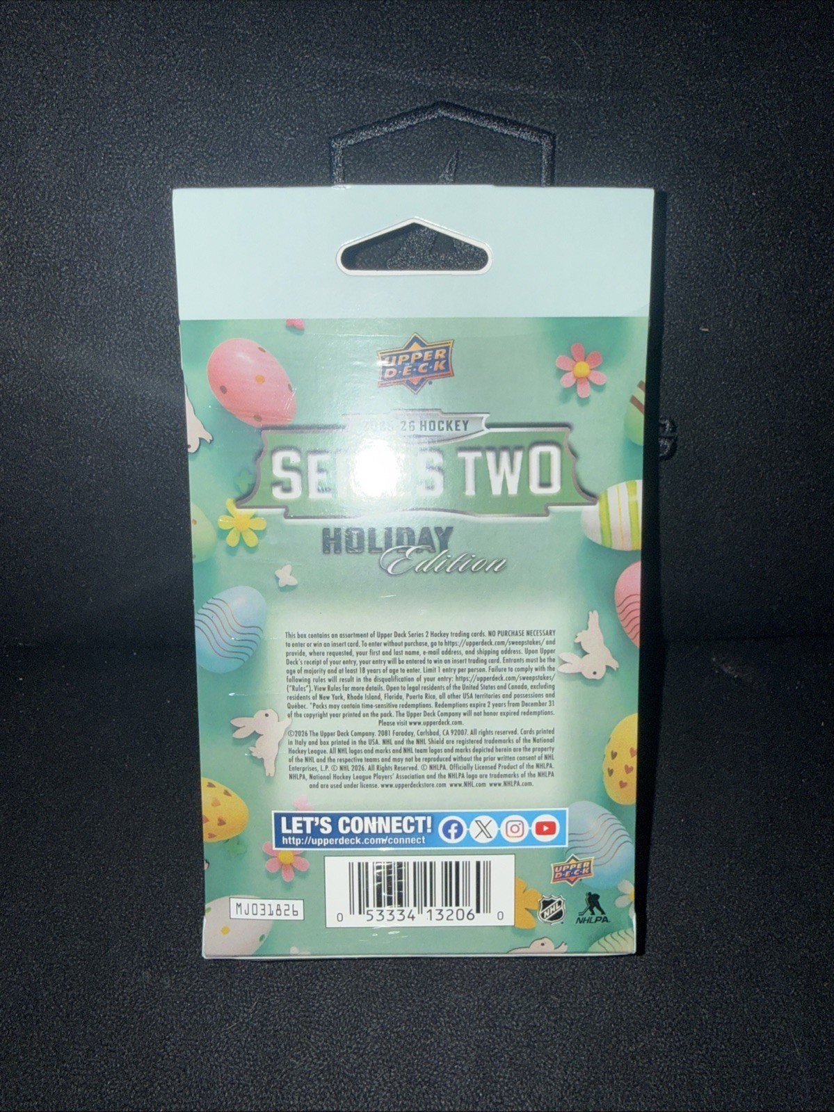 2025-26 Upper Deck Series 2 Holiday Hanger Easter Exclusive Box