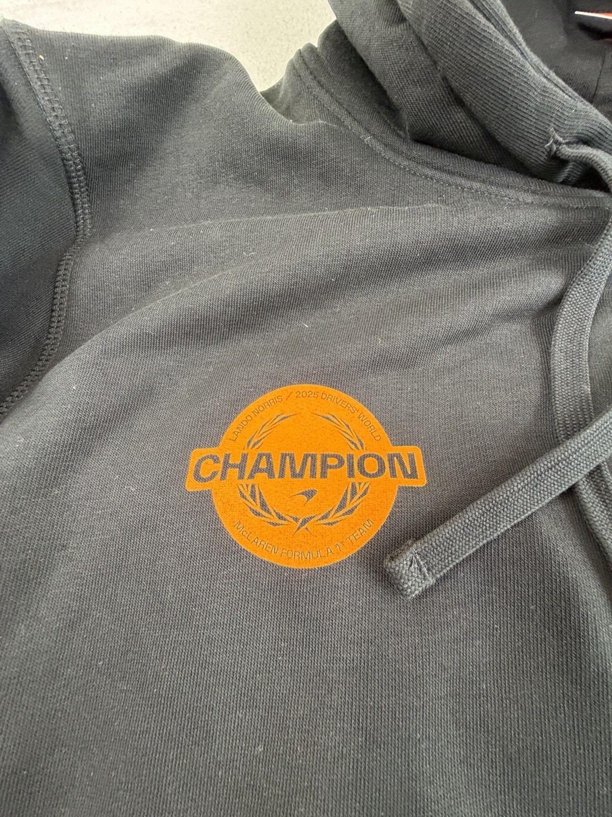 McLaren Formula 1 Team Sweatshirt Mens Black F1 Racing Castore Hoodie 2XL New