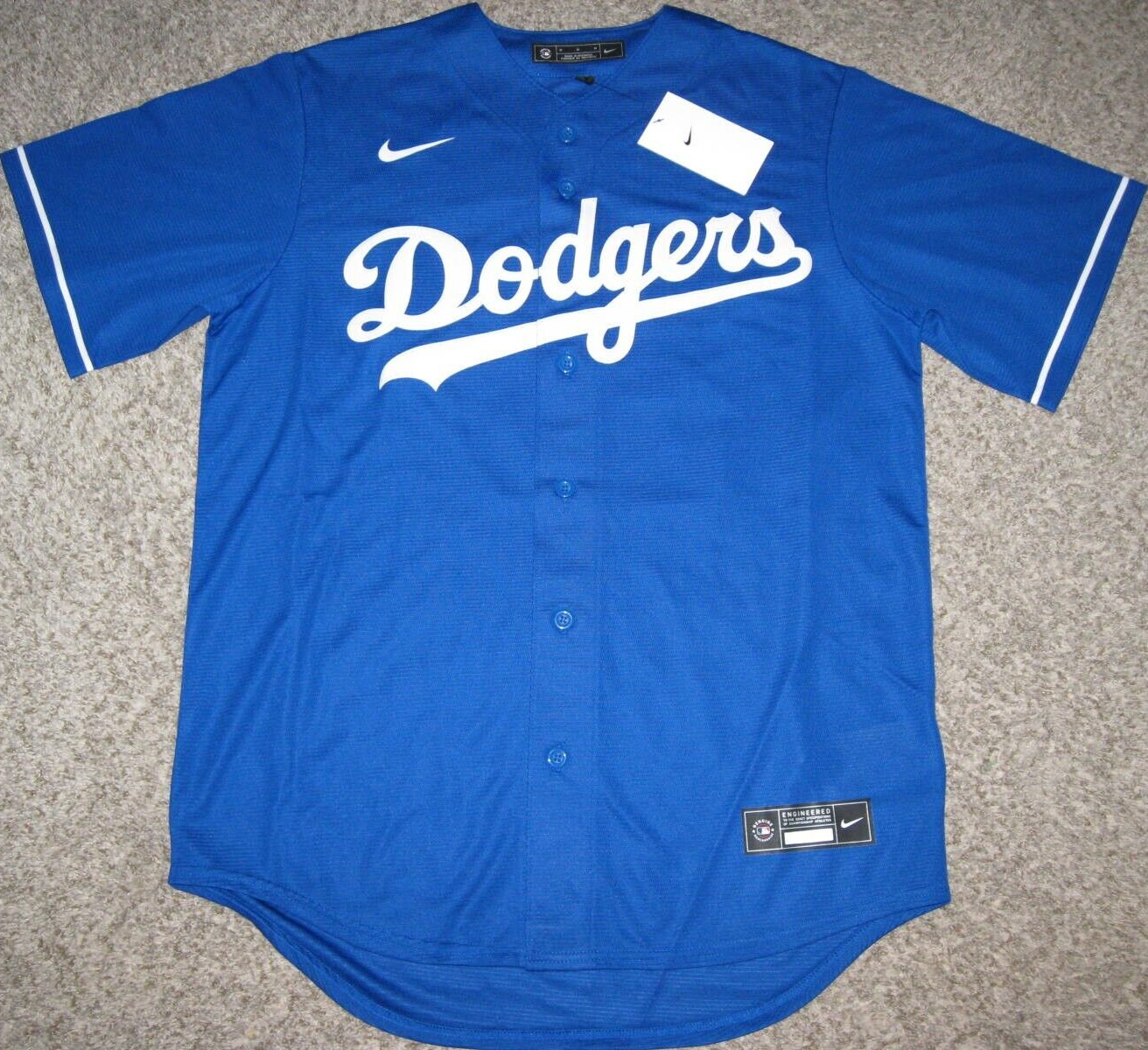 Trevor Bauer Los Angeles Dodgers Blue Alternate Mens Nike Replica Jersey