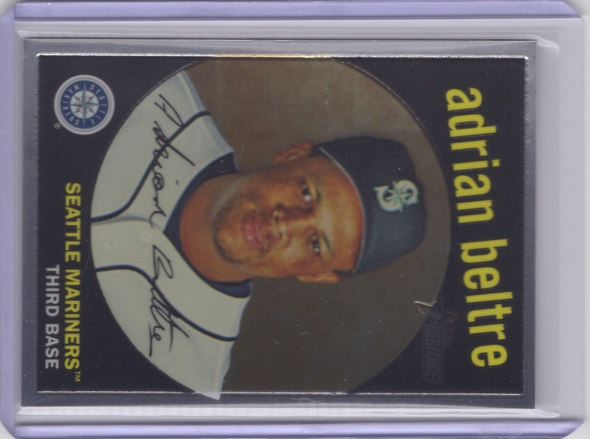 2008 Topps Heritage Chrome Adrian Beltre /1959 HOF Seattle Mariners #C121