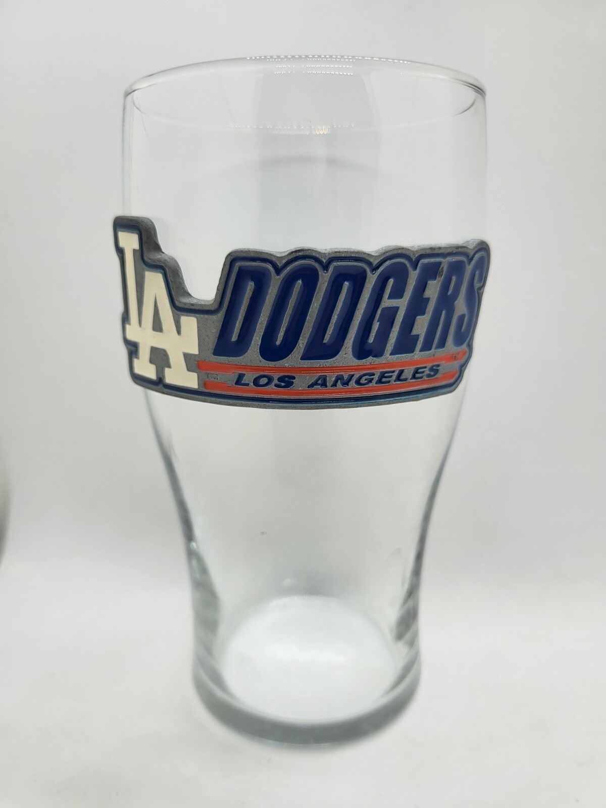 American Products 2010 Los Angeles Dodgers Drinking Glass w/ Metal Logo
