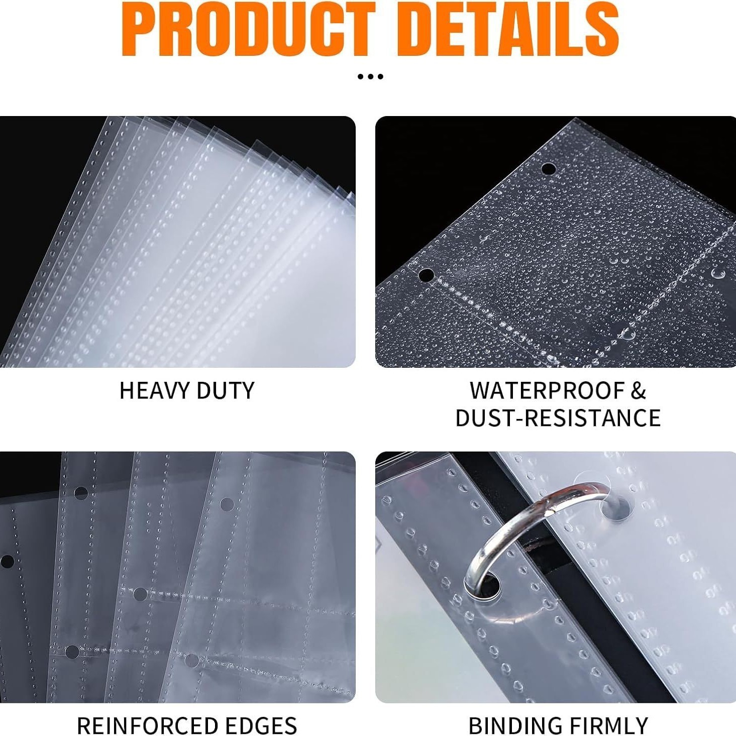 1800 Pocket 100 Sheets Trading Card Album Binder Protector Page Sleeves Baseball