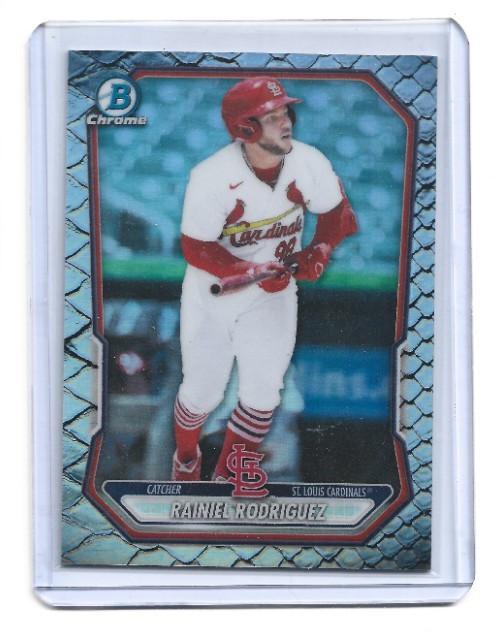 2026 Rainiel Rodriguez Bowman Chrome Reptillian Refractor Cardinals BCP-54